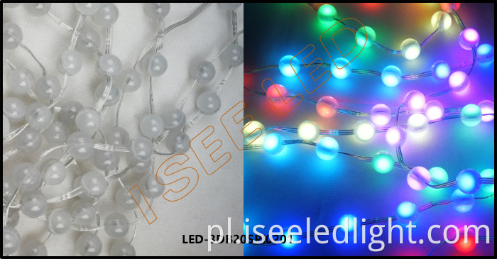 2cm 3D led ball rgb SPI1903 2 led details